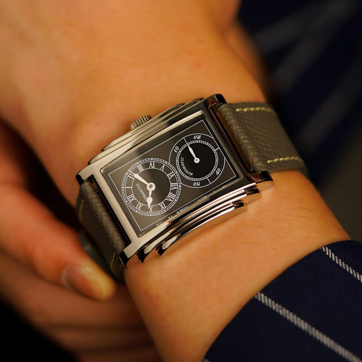 FARASTE 2241A Automatic Watch 31mm Stainless Steel Sapphire Leather Strap