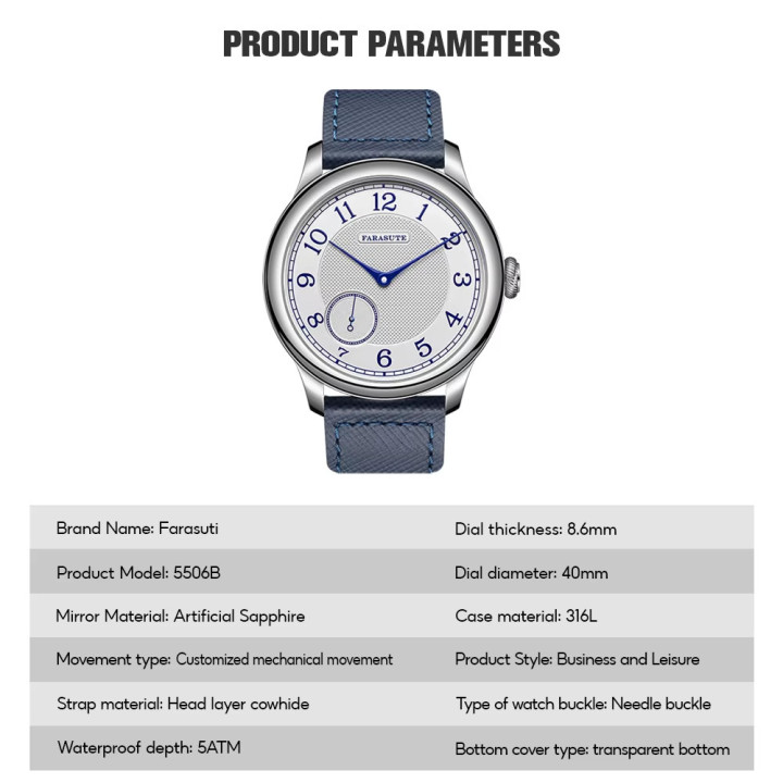 Farasute 5506B Automatic Mechanical Watch